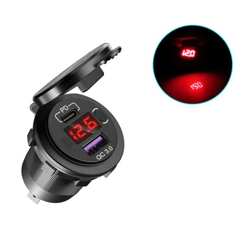 Car Accessories Qc - Przenośny QC 3.0 + PD podwójny