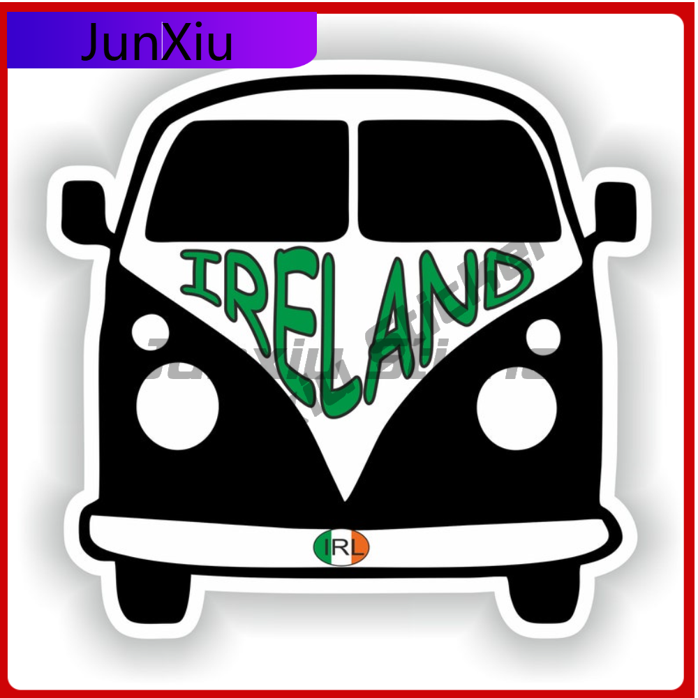Car Accessories Ireland - Naklejka Van Ireland, trwała dekoracja zewnętrzna