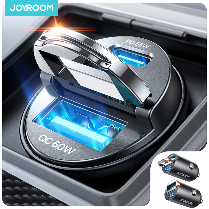 Car Accessories Qc - Joyroom Ladowarka samochodowa Mini kołatka 30W