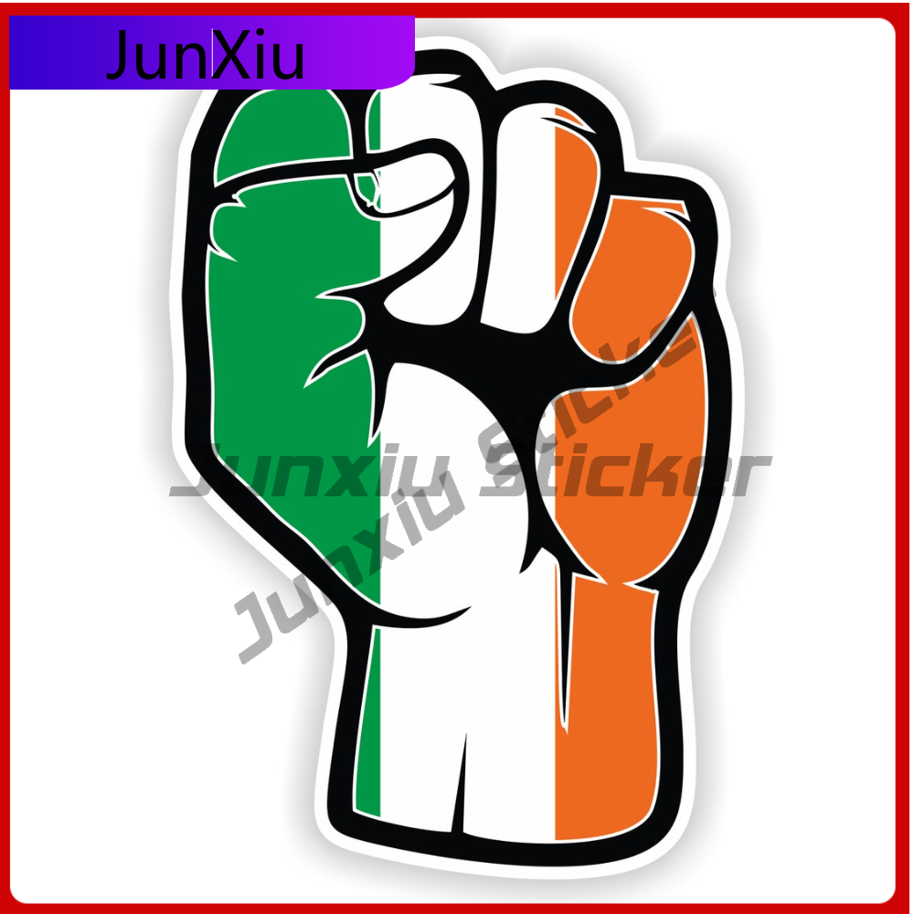 Car Accessories Ireland - Naklejka Irlandia Pięść Długa Żywotność Naklejka