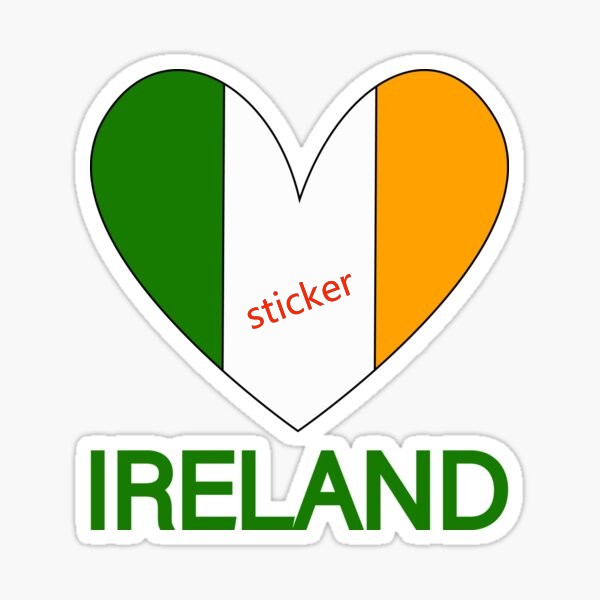 Car Accessories Ireland - Naklejka Irlandia na samochód ciężarówkę motocykl