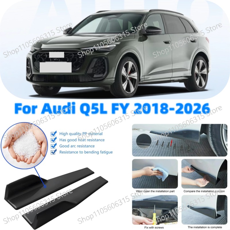 Car Accessories Lipa - 48cm Tylny Splitter Zderzaka Nakładka Spoiler