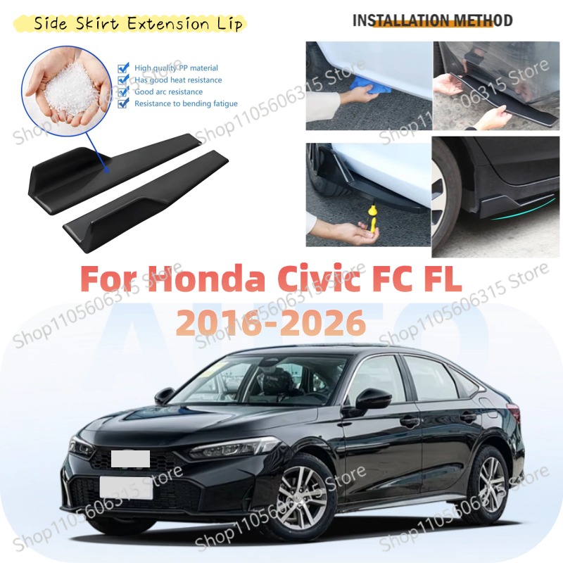 Car Accessories Lipa - 48cm Tylny Splitter Zderzaka Nakładka Spoiler