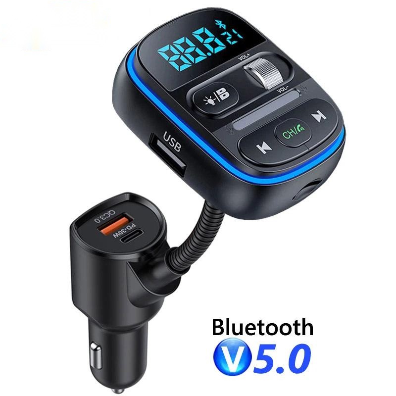 Car Accessories Qc - T77 Bluetooth 5.0 Nadajnik FM do