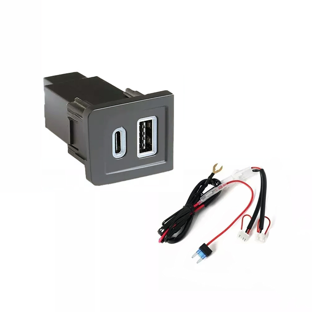 Car Accessories Qc - 1 szt. Samochodowy adapter zasilania z