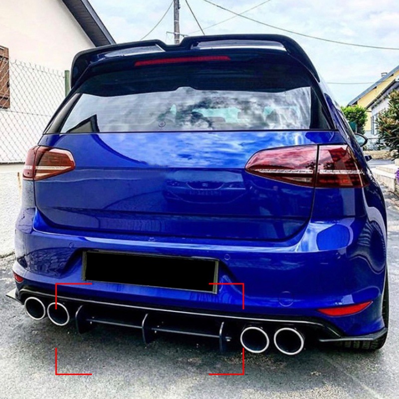 Matowy Czarny Tylny Dyfuzor z  – Car Accessories Lipa recenzja i cena