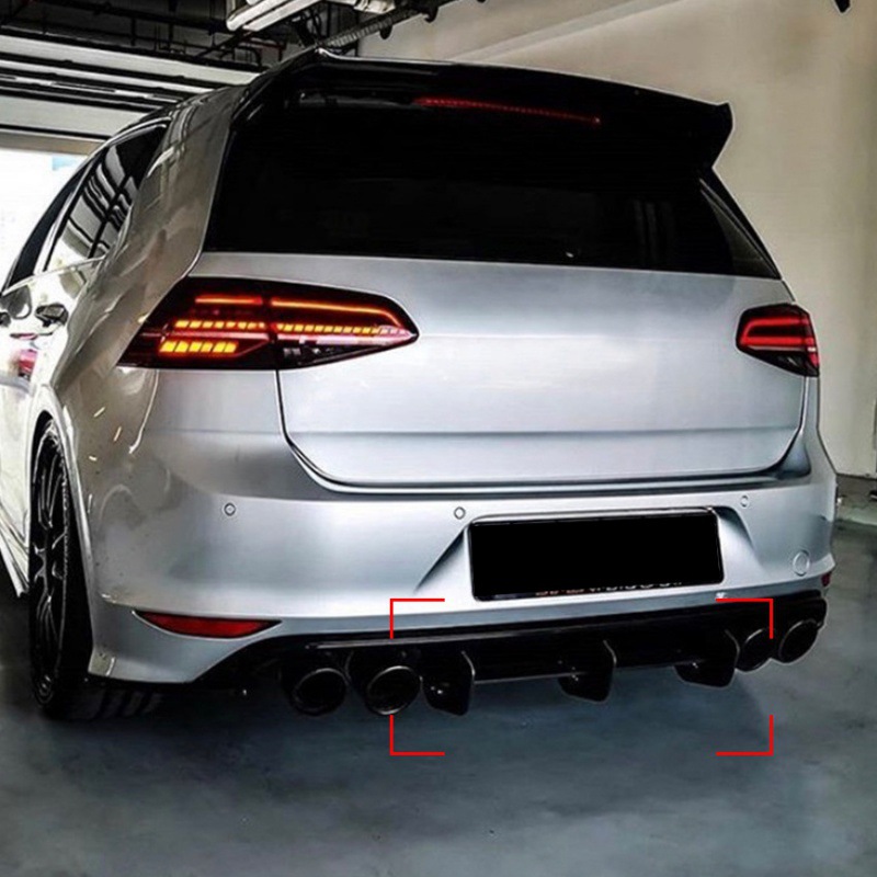 Matowy Czarny Tylny Dyfuzor z  – Car Accessories Lipa recenzja i cena