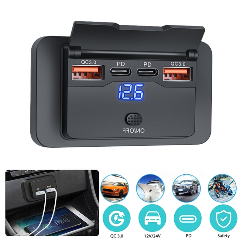 Ładowarka samochodowa USB z 4  – Car Accessories Qc recenzja i cena