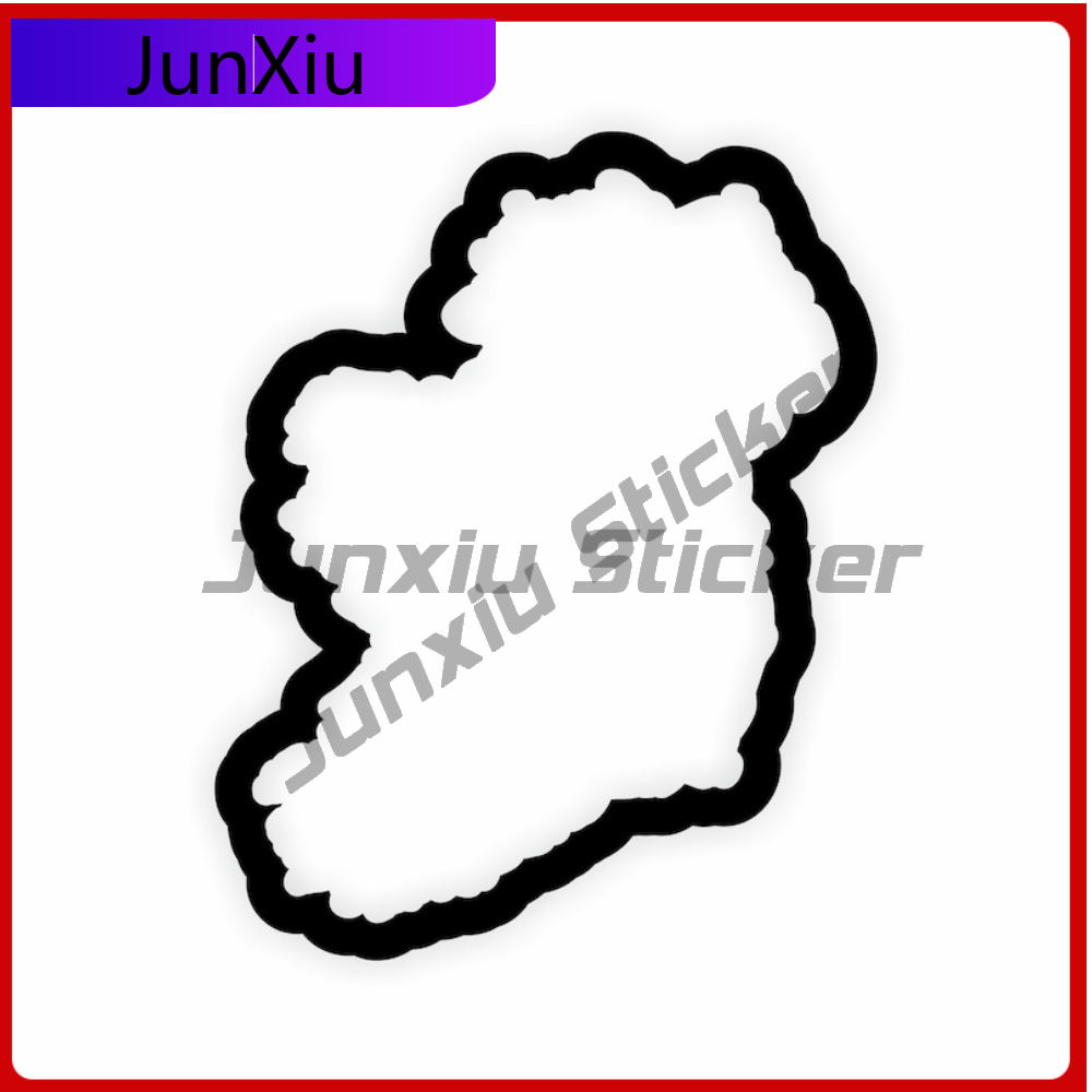 Naklejka z obrysem Irlandii, w – Car Accessories Ireland recenzja i cena