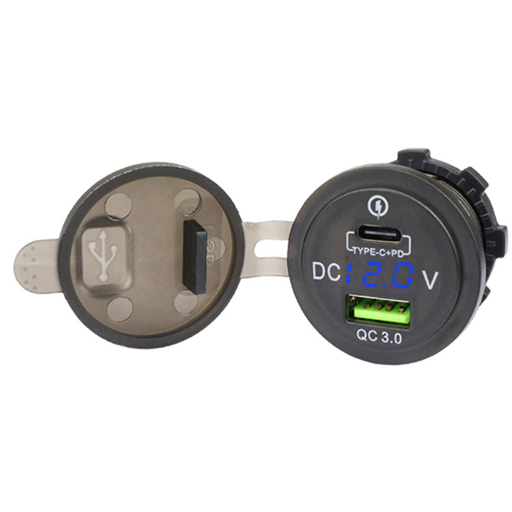 Gniazdo LED QC 3.0 z woltomier – Car Accessories Qc recenzja i cena