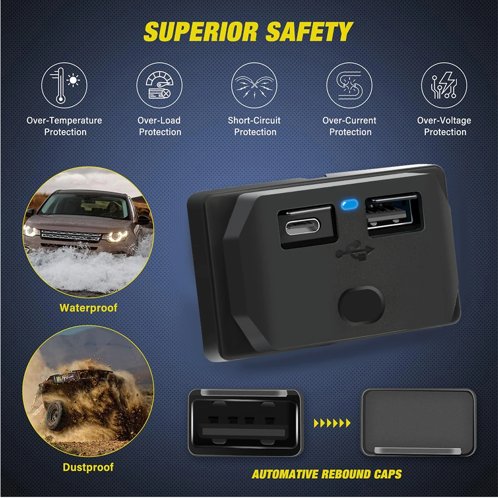 Ładowarka samochodowa USB 12V- – Car Accessories Qc recenzja i cena
