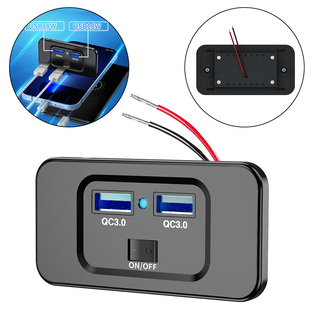 12V-24V QC 3.0 Podwójne gniazd – Car Accessories Qc recenzja i cena