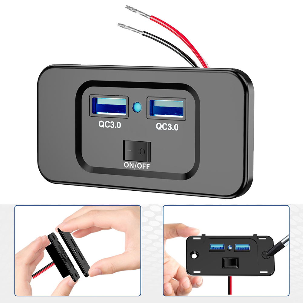 12V-24V QC 3.0 Podwójne gniazd – Car Accessories Qc recenzja i cena