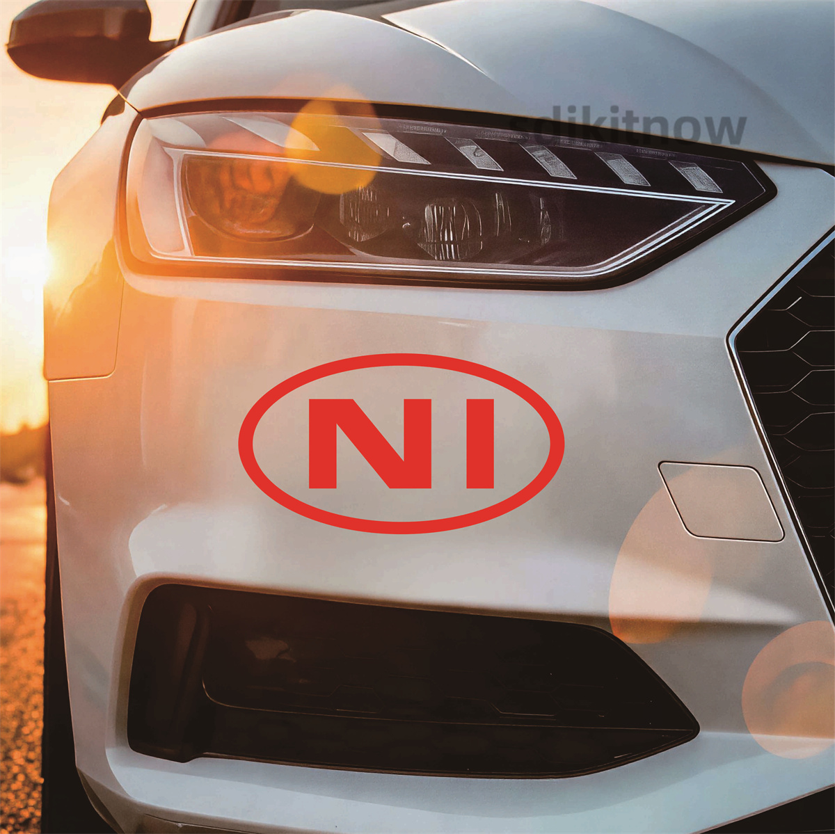 Owalna naklejka na samochód z  – Car Accessories Ireland recenzja i cena